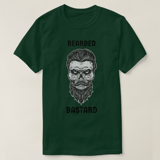 Bearded Bastard T-Shirt (Design Front)