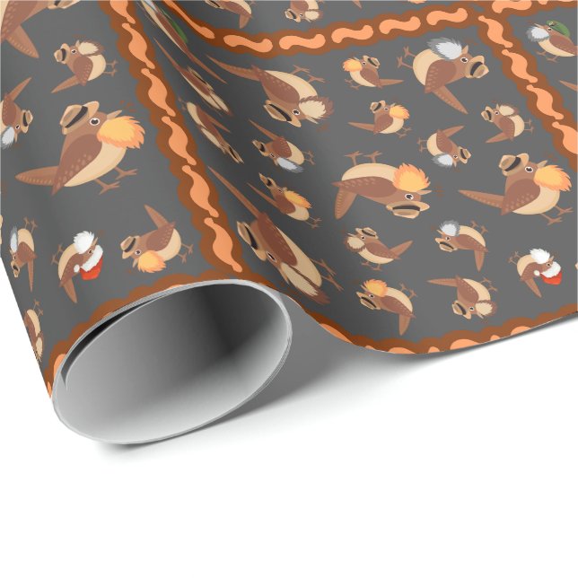 Bearded Birding Bearded Bird Bonanza Wrapping Paper (Roll Corner)