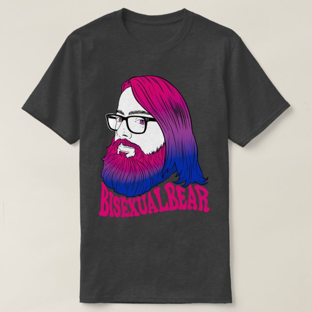 Bearded bisexual bear Classic TShirt (Design Front)