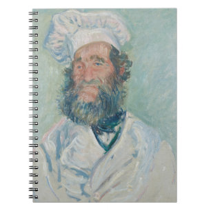 Bearded Chef Portrait Impressionist Notebook