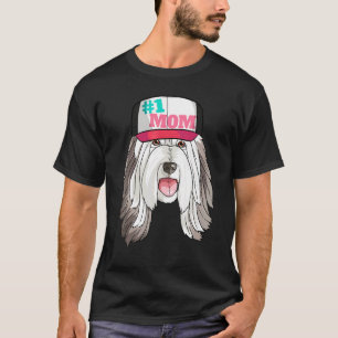 Bearded Collie 1 Mum Beardie Mothers Day T-Shirt