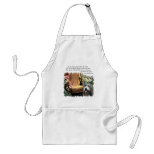 Bearded Collie Art Gifts Standard Apron