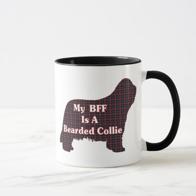 Bearded Collie BFF Mug (Right)