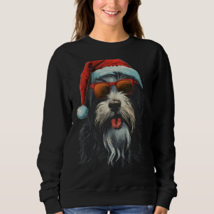 Bearded Collie Christmas Dog Lover Holiday Xmas Gi Sweatshirt