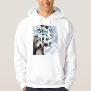 Bearded Collie Christmas Gifts Hoodie