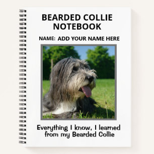 Bearded Collie Composition Notebook