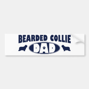Bearded Collie Dad Bumper Sticker
