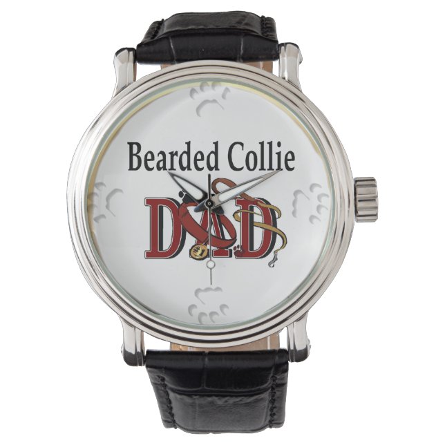Bearded Collie Dad Watch (Front)