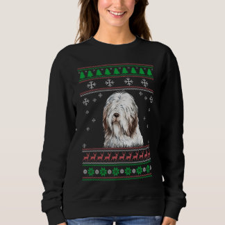 Bearded Collie Dog Lover Ugly Christmas Sweater 