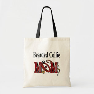 Bearded Collie Dog MOM Tote Bag
