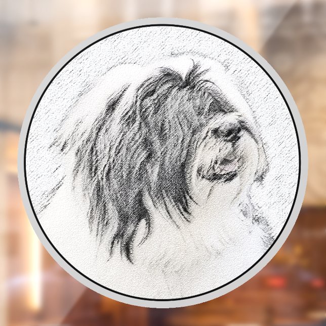 Bearded Collie Drawing - Cute Original Dog Art (Sheet 2)