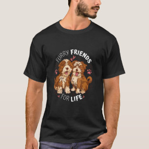 Bearded Collie Furry Friends For Life Dog Owner Do T-Shirt