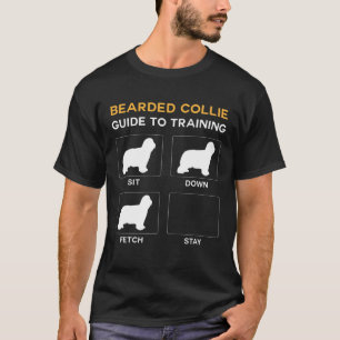 Bearded Collie Guide To Training Dog Obedience Dog T-Shirt