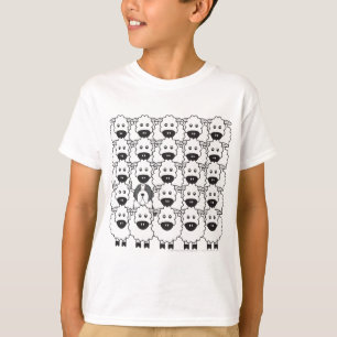 Bearded Collie in the Sheep T-Shirt