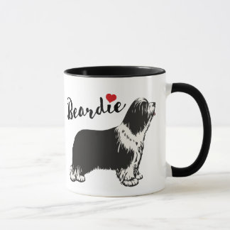 Bearded collie mug