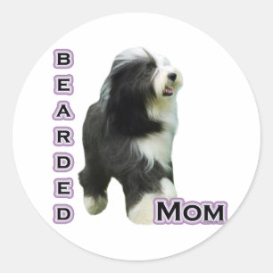 Bearded Collie Mum 4 - Sticker