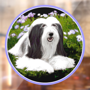 Bearded Collie Painting - Cute Original Dog Art