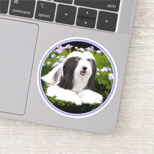 Bearded Collie Painting - Cute Original Dog Art