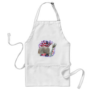 Bearded Collie Patriot Standard Apron