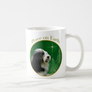 Bearded Collie Peace Coffee Mug