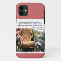 Bearded Collie Summer Garden