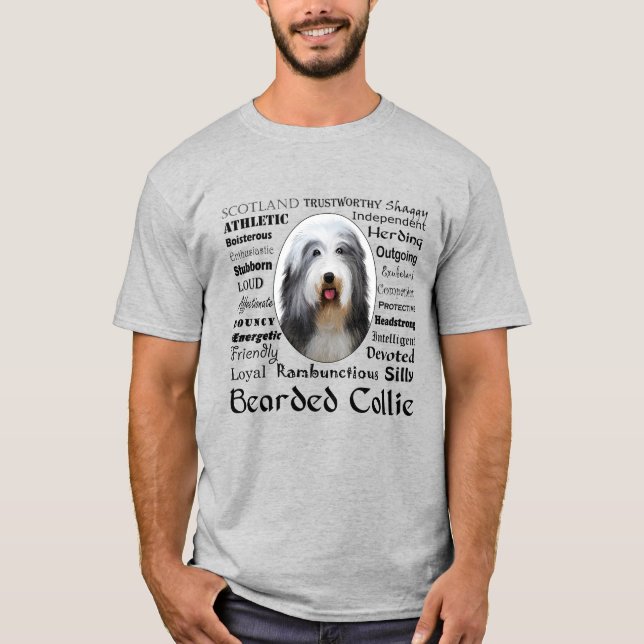 Bearded Collie T-Shirt (Front)