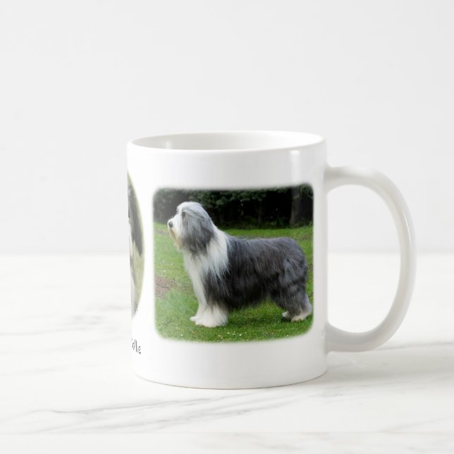 Bearded Collie x 3 Coffee Mug (Right)