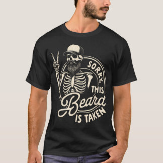 Bearded Dad Daddy Fathers Day Sorry This Beard Is T-Shirt