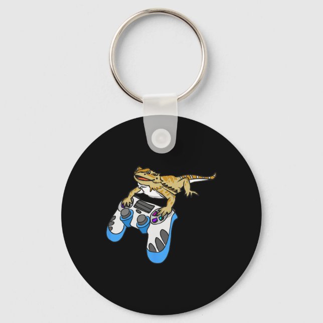 Bearded Dragon Bearded Dragons Lizard  Key Ring (Front)