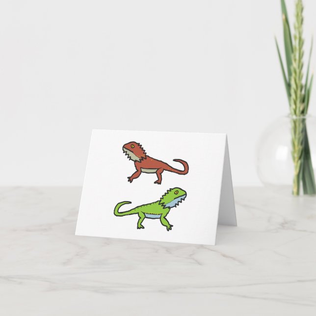 Bearded Dragon Card (Front)