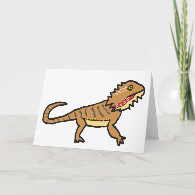 Bearded Dragon Card (Front)