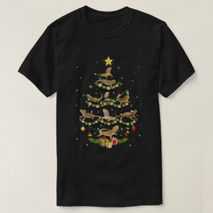 Bearded Dragon Christmas Tree Funny Reptile Lover T-Shirt