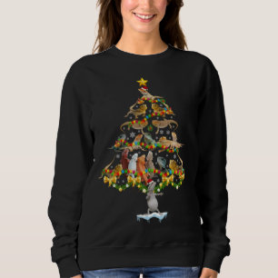 Bearded Dragon Christmas Tree  Reptile  Xmas Sweatshirt