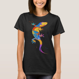 Bearded Dragon  Colorful Kids Boys Lizard T-Shirt
