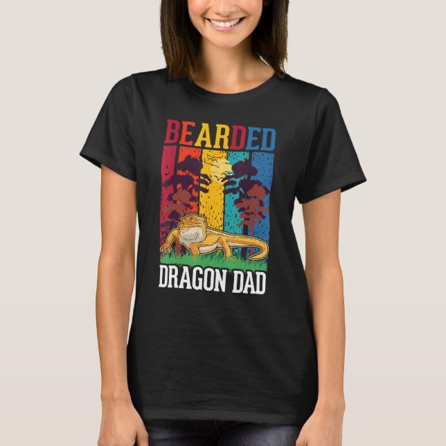 Bearded Dragon Dad T-Shirt (Front)
