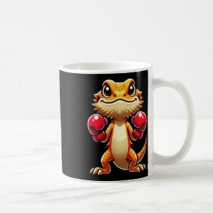 Bearded Dragon Dressed As A Boxer Funny Boxing 1 Coffee Mug