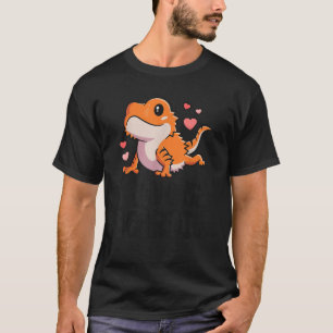 Bearded Dragon For Girls Women I Love My Beardie G T-Shirt