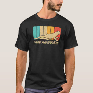 Bearded Dragon For Men Dad Reptile Iguana Lizard   T-Shirt