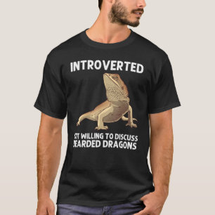 Bearded Dragon For Men Women Lizard Herpetology 5 T-Shirt