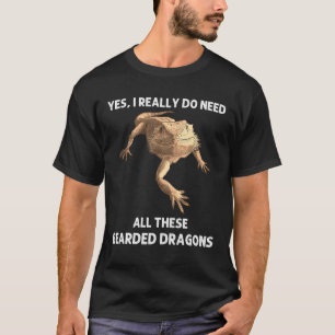 Bearded Dragon For Men Women Lizard Pet Animal 5 T-Shirt