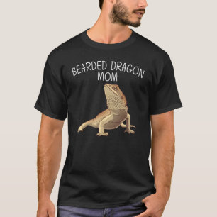 Bearded Dragon For Mum Mother Lizard Herpetology T-Shirt