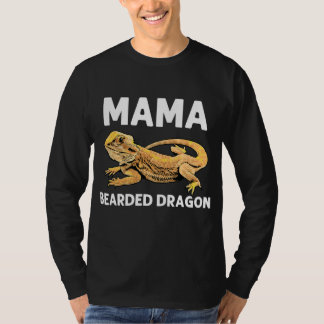 Bearded Dragon Gift For Mum Women Pogona Lizard T-Shirt