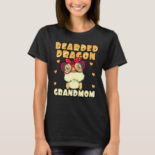 Bearded Dragon Grandmom Reptile Grandmom Mothers D T-Shirt