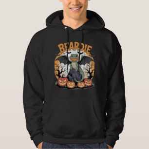 Bearded Dragon Halloween Art Hoodie