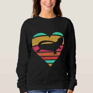 Bearded Dragon Heart Pet Reptile Lizard Sweatshirt