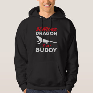 Bearded Dragon Is My Buddy Beardie Lizard Reptile Hoodie