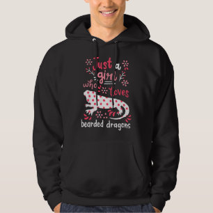 Bearded Dragon Just A Girl Who Loves Bearded Drago Hoodie