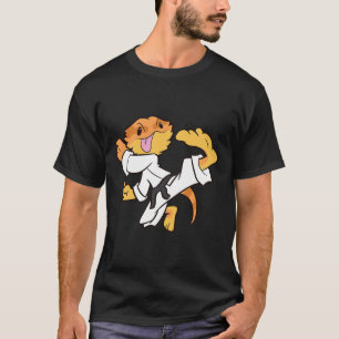 Bearded Dragon Karate Samurai Lizard Bearded Drago T-Shirt