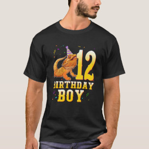 Bearded Dragon Lizard 12th Birthday  12 Year Old B T-Shirt