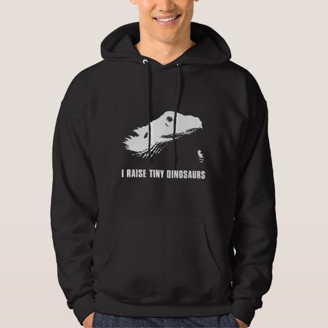Bearded Dragon Lizard Beard Idea Hoodie (Front)